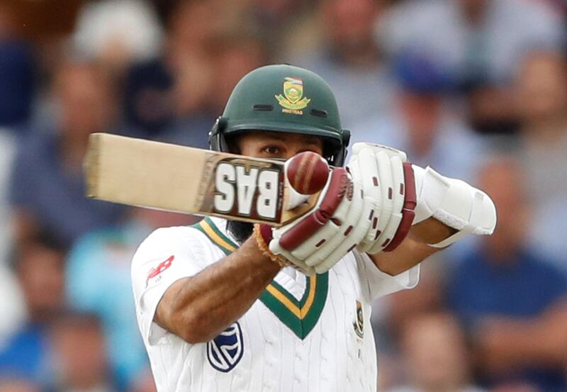 South Africa's Hashim Amla in action during England and South Africa's second test in Nottingham, England. Carl Recine.