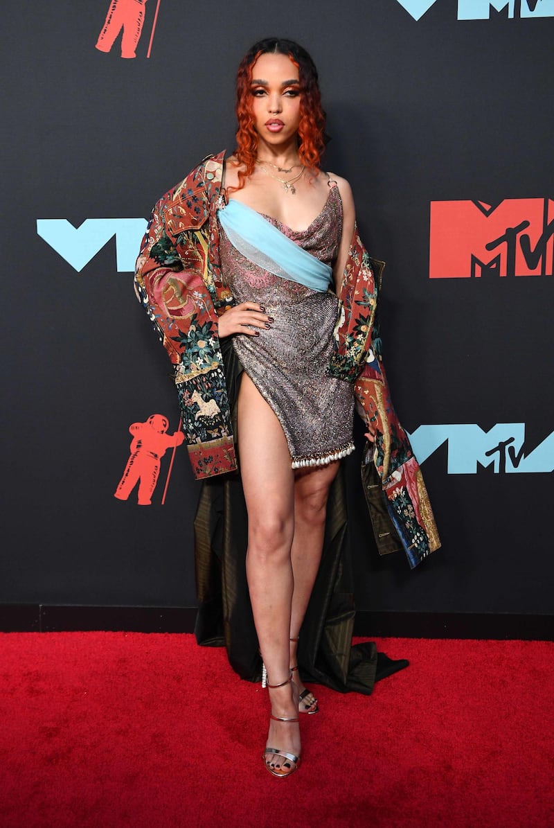 FKA twigs arrives at the MTV Video Music Awards on Monday, August 26. AFP