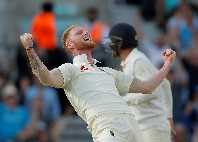Cricket - England vs South Africa - Third Test - London, Britain - July 30, 2017   England's Ben Stokes celebrates the wicket of South Africa's Faf du Plessis    Action Images via Reuters/Andrew Couldridge