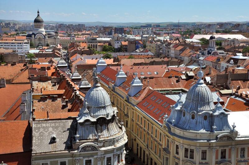The rooftops of Cluj-Napoca, the largest city in Transylvania and the second-largest in Romania. Dan Tautan / Visit Cluj