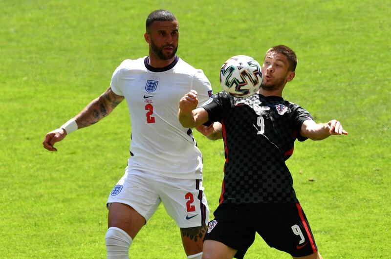 Kyle Walker - 7. Saw a lot of the ball from Foden in front when his club teammate might have been better taking a Croatia full-back on. Did well in second half and communicated effectively with Pickford and kept Perisic quiet on the left. AP