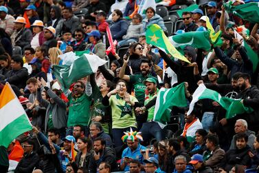 Pakistan cricket fans took refuge in humour as their team got clobbered by India at Old Trafford on Sunday. Andrew Boyers / Reuters