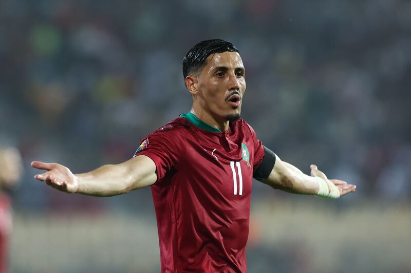 Morocco's midfielder Faycal Fajr during the Afcon match against Gabon. AFP