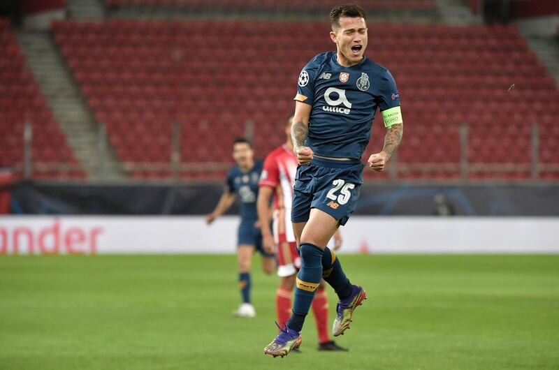 CM: Otavio (Porto) - Captain on the night, cool penalty taker to establish the early lead at Olympiakos and midfield boss of a team who have not conceded for five European games. AFP