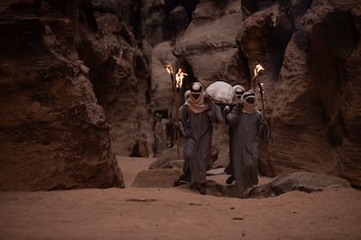 The film was shot in north-western Saudi Arabia. Photo: Neom
