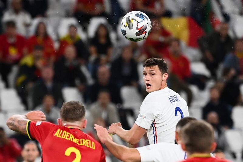 Benjamin Pavard, 6 - He was twice too slow to react as Carrasco burst into the box to open the scoring before crossing for Lukaku to net an apparent winner only for VAR to intervene, and it was Pavard who picked out Theo Hernadez to steel the headlines. AFP