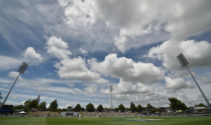 England batting against New Zealand on Day 5 of the second Test between against New Zealand at Seddon Park in Hamilton on Sunday, December 1. AFP