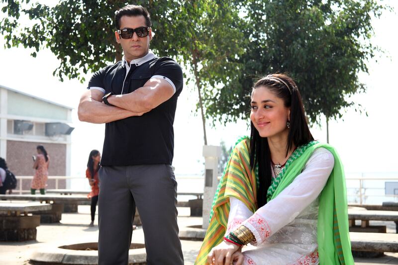Salman Khan and Kareena Kapoor in 2011’s Bodyguard, which was produced by Khan’s brother-in-law Atul Agnihotri. Courtesy Reliance Entertainment