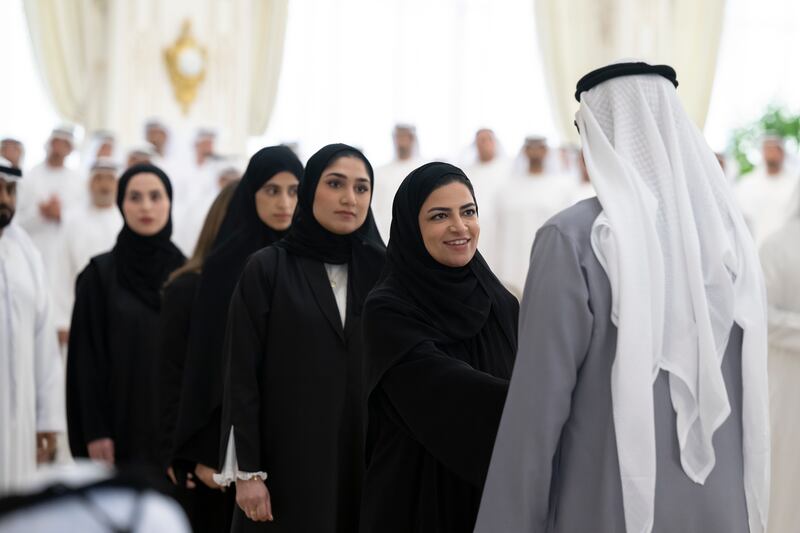 President Sheikh Mohamed says he is full of optimism for the future after meeting UAE youth on Saturday.