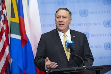 US Secretary of State Mike Pompeo has warned of fresh insecurity for the Middle East if countries do not act swiftly to extend a UN arms embargo due to expire next year. AFP