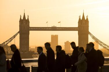 Commuters walk across London Bridge in view of Tower Bridge in London. Despite Brexit, the EU insists deep links still exist between itself and the UK. Bloomberg