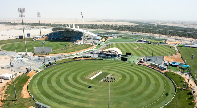 The Tolerance Oval at Abu Dhabi Cricket & Sports Hub has been granted full ICC accreditation to host T20 and ODI matches. Photo: Abu Dhabi Cricket & Sports Hub
