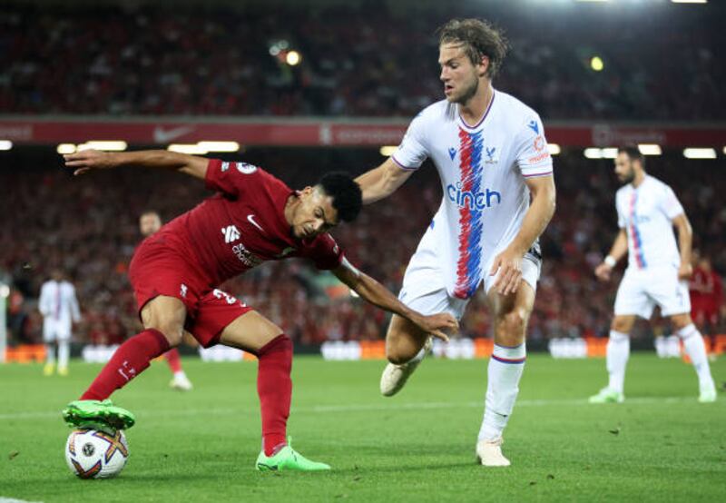 Joachim Andersen – 7. The Dane was not daunted by the physical challenge of Nunez. He fell like a stone during his altercation with the Liverpool striker but there was only one winner in that battle and it wasn’t the Uruguayan. Getty Images