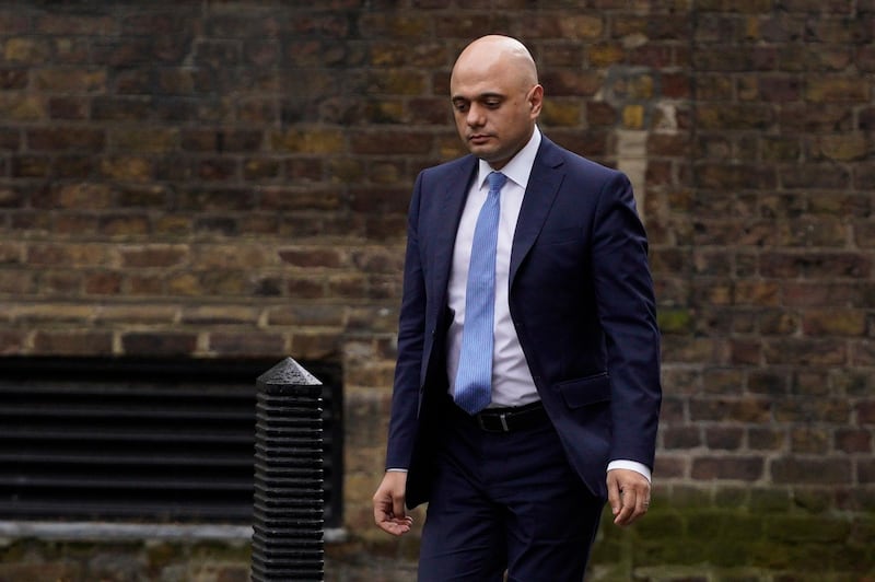 epa08215155 Chancellor of the Exchequer Sajid Javid arrives at 10 Downing Street, Central London, Britain, 13 February 2020. Javid has been replaced by Rishi Sunak in a cabinet reshuffle.  EPA/WILL OLIVER