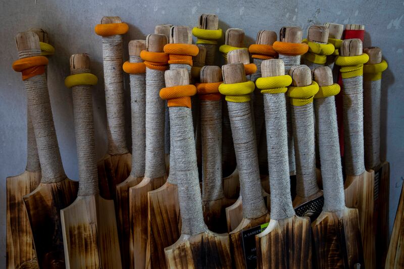 Kashmir’s shrinking willow plantations are affecting the region’s famed cricket bat industry and risking the supply of cricket bats in India, where the sport is hugely followed. All photos: AP Photo