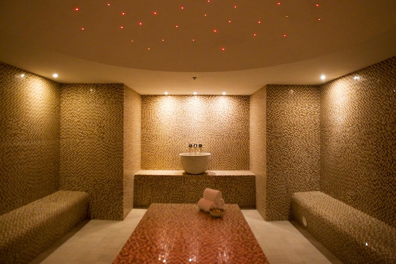 Abu Dhabi, May 13, 2012 --   STOCK  Steam room in the spa at Sofitel in Abu Dhabi, May 13, 2012. (Photo by: Sarah Dea/The National)
