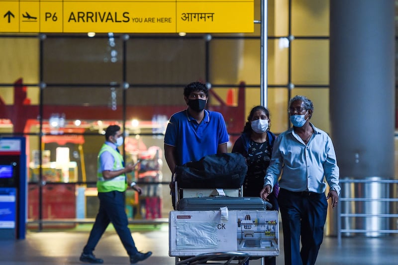 India lifted a ban on international flights on March 27. AFP