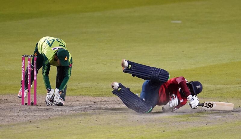 Adil Rashid – 6, The leg-spinner was the pick of England’s bowlers in the second game, with two wickets, but Hafeez dealt harshly with him when bowling to a short leg-side boundary the game three. AFP