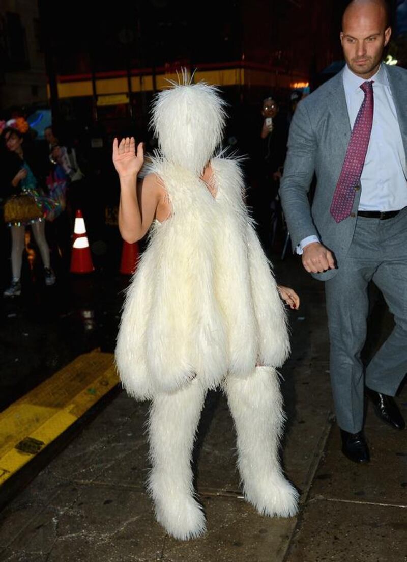 Lady Gaga arrives at Roseland Ballroom on March 28, 2014 in New York City. Theo Wargo / Getty Images / AFP