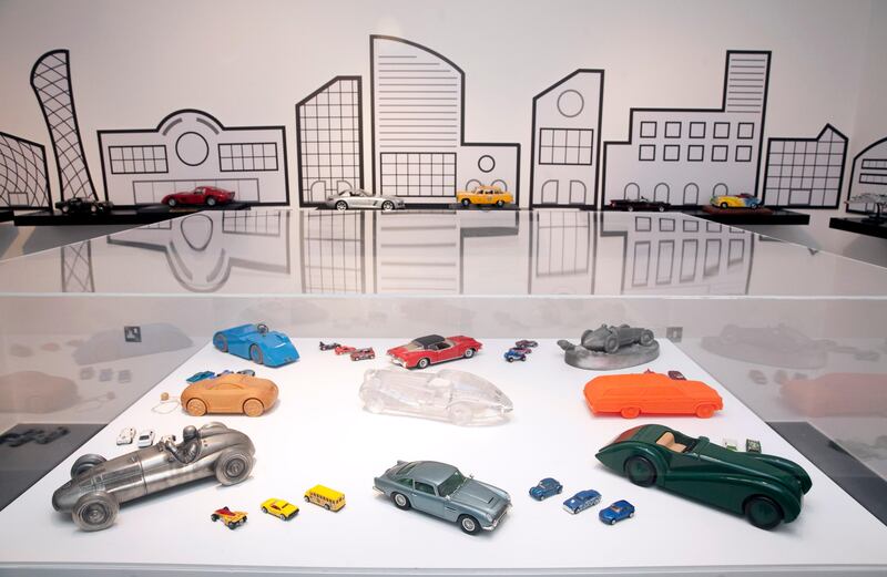 Abu Dhabi, United Arab Emirates, May 28, 2013: 
A private collection of toy cars stands on display on Tuesday, May 28, 2013, at the Ghaf Gallery on Kaleej Al Arabi Sreet in Abu Dhabi. The dolls and cars collections are being exhibited as part of Toys & Treasures show at the Ghaf gallery to mark International Museum Day 2013 as an inspiration for young people in the Emirate.
Silvia Razgova / The National

