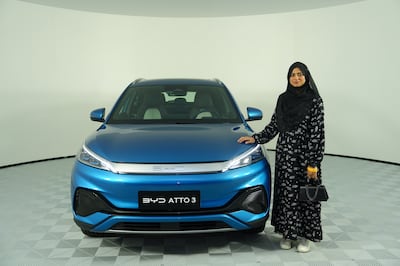 Shumaila Shehzadi's first car of her own was a BYD Atto 3. She chose it after months of research. Photo: BYD