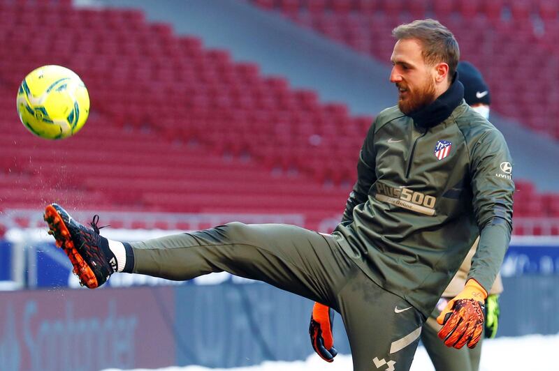 Atletico Madrid goalkeeper Jan Oblak. EPA