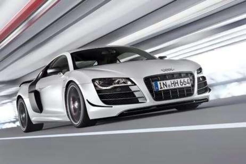 Audi R8 GT has two levels of track-orientated options.