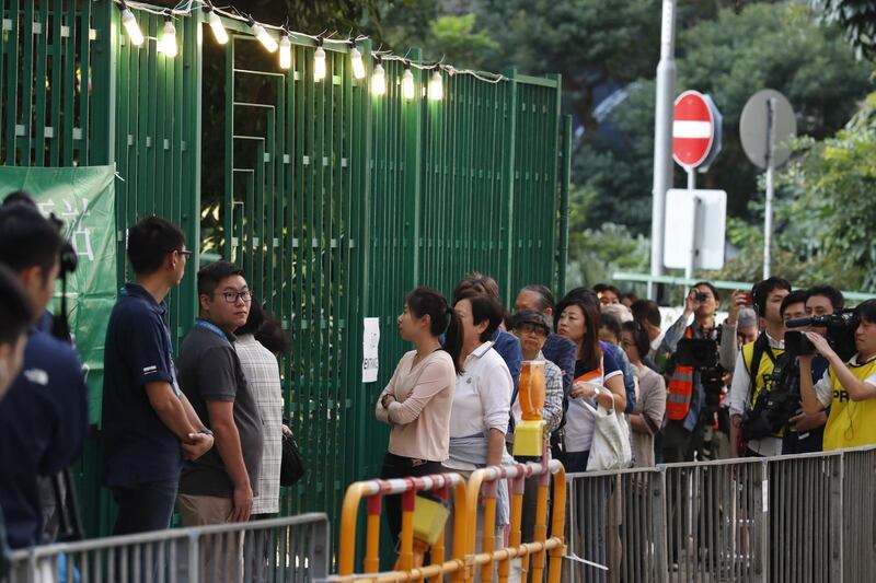 More than four million Hong Kong residents have registered to vote in the election, which is being held amid mass protests that are in their six month.  EPA