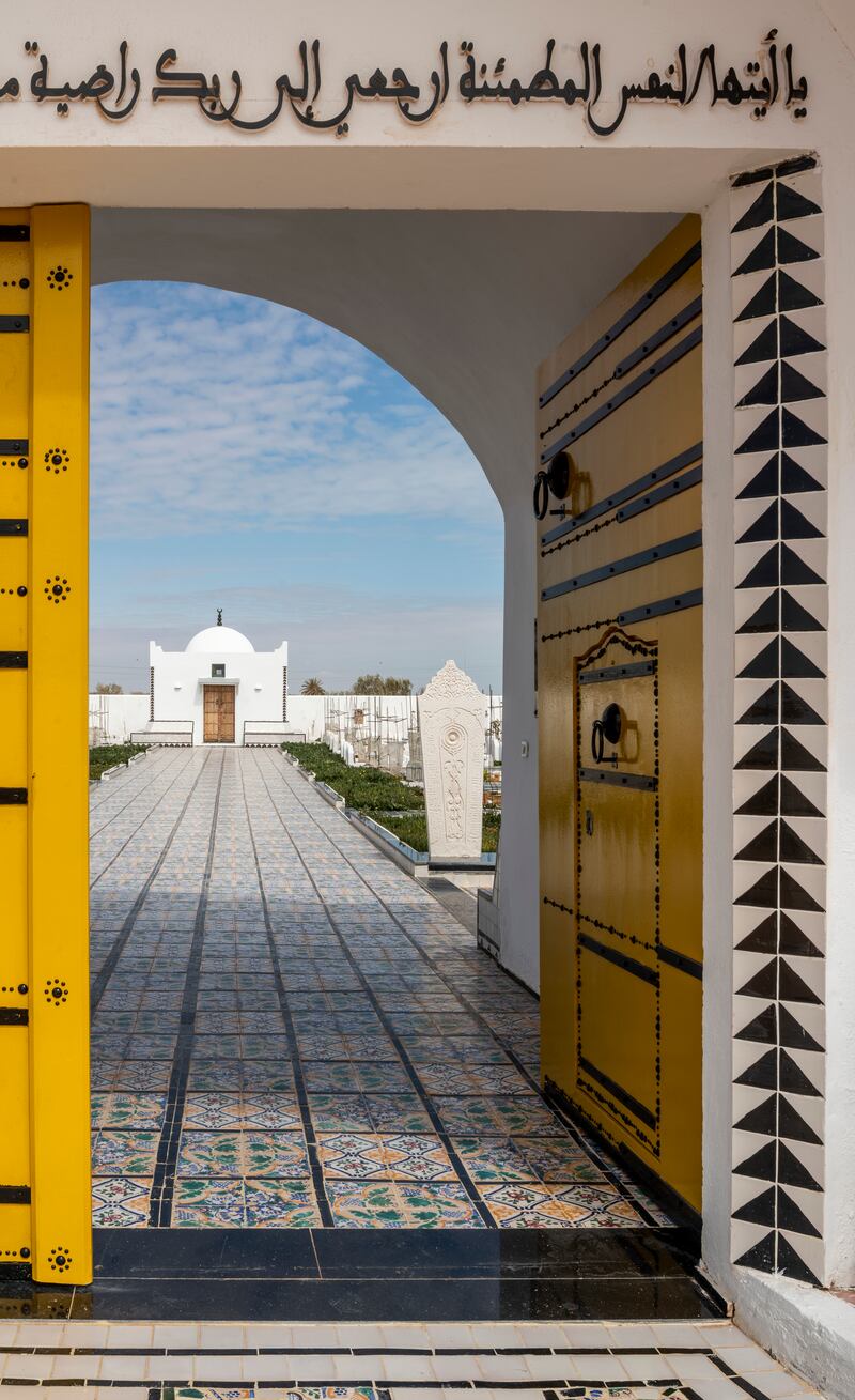 Le Jardin d'Afrique, Zarzis, Tunisia. An ecumenical cemetery provides a sanctuary and dignified place of final rest for the hundreds of unburied bodies that had been washing ashore.