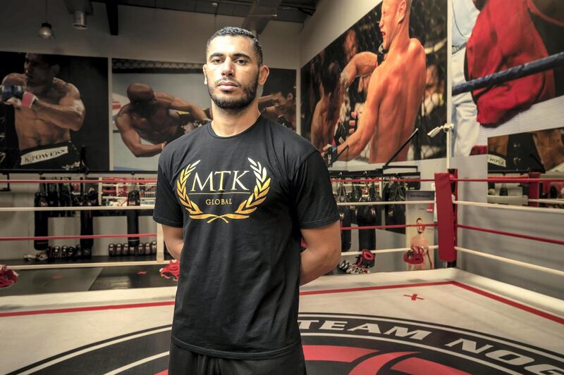 DUBAI, UNITED ARAB EMIRATES. 16 JUNE 2020. Mounir Lazzez, the: Dubai-based MMA athlete has been confirmed for UFC 251 on FightIsland next monthi Abu Dhabi. (Photo: Antonie Robertson/The National) Journalist: John Mcauley. Section: Sport.