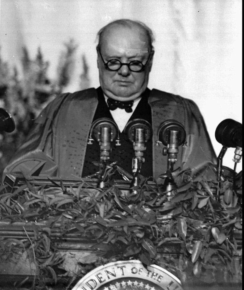Churchill was prime minister of the UK from 1940 to 1945, during the Second World War, and again from 1951 to 1955. AP