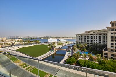 Canal views from Ink Hotel, Dubai, at Jaddaf Waterfront