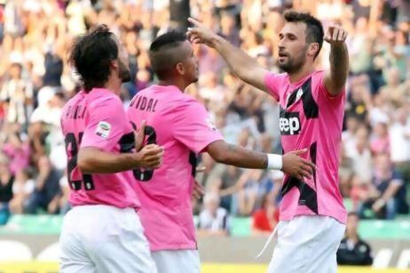 It has been along time since Juventus players such as Mirko Vucinic, right, were rulers of the roost in the Champions League.
