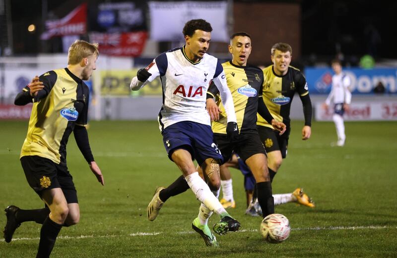 Dele Alli - 9. Touched the ball 82 times and had a hand in three of the goals before being replaced in the second half. Even joined in when the Spurs bench laughed at him after he tripped over his own laces. Reuters