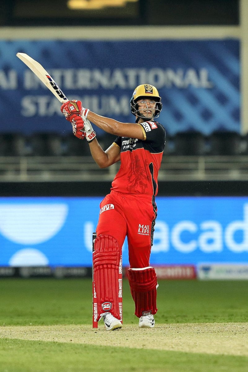 Shivam Dube of Royal Challengers Bangalore batting during match 10 of season 13 of the Dream 11 Indian Premier League (IPL) between The Royal Challengers Bangalore and The Mumbai Indians held at the Dubai International Cricket Stadium, Dubai in the United Arab Emirates on the 28th September 2020.  Photo by: Saikat Das  / Sportzpics for BCCI