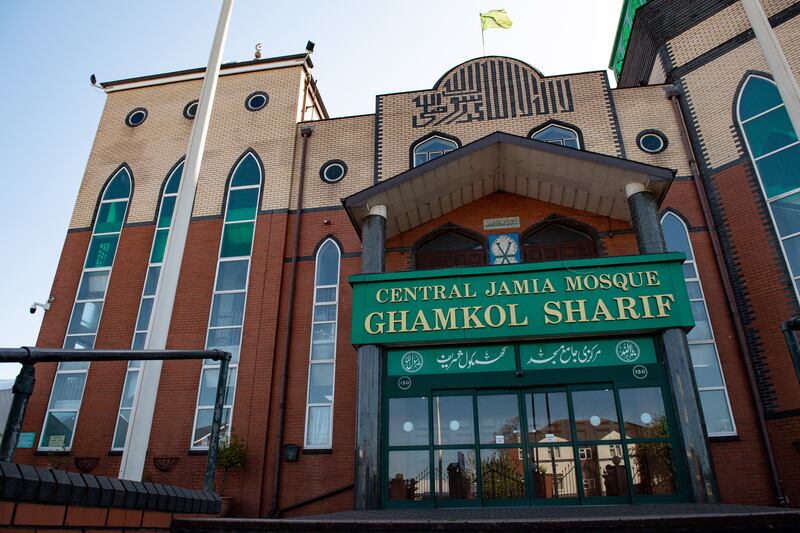 The Charity Commission is investigating the Central Jamia Mosque Ghamkol Sharif in Birmingham after a post by its manager allegedly praised the Taliban. Jacob King / PA Images
