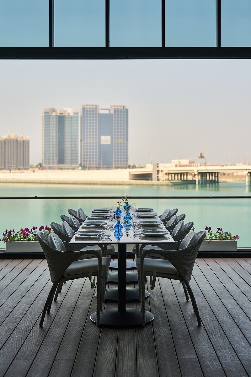 Em Sherif Sea Cafe has an enviable waterfront location at the Rosewood Abu Dhabi on Al Maryah Island. Photo: Sebastian Boettcher