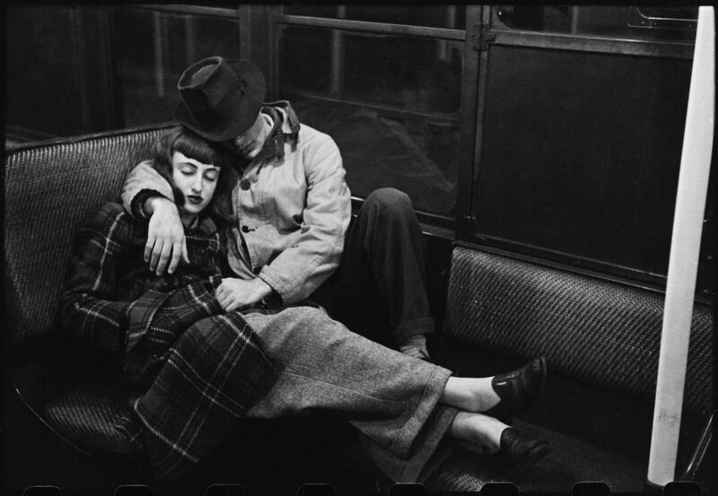 <p>Stanley Kubrick, from&nbsp;Life and Love on the New York City Subway, 1947.