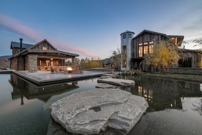 This Idaho estate featured in the Marilyn Monroe film 'Bus Stop' in 1956. All photos: Engel & Volkers Sun Valley