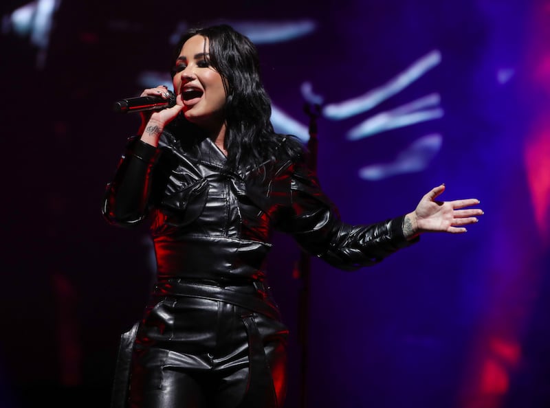 Demi Lovato performs on March 18, 2023 at the Coca-Cola Arena in Dubai. All photos: Victor Besa / The National