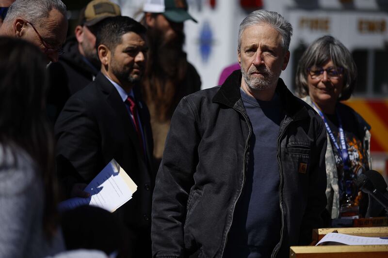 Stewart, a long-time New Yorker, also advocated for 9/11 victims. Getty Images / AFP
