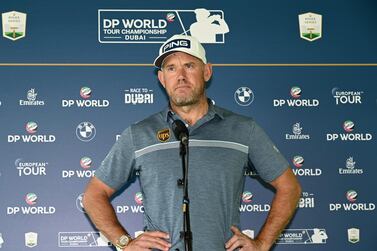 Lee Westwood during the pro-am event prior to the DP World Tour Championship at Jumeirah Golf Estates. Getty