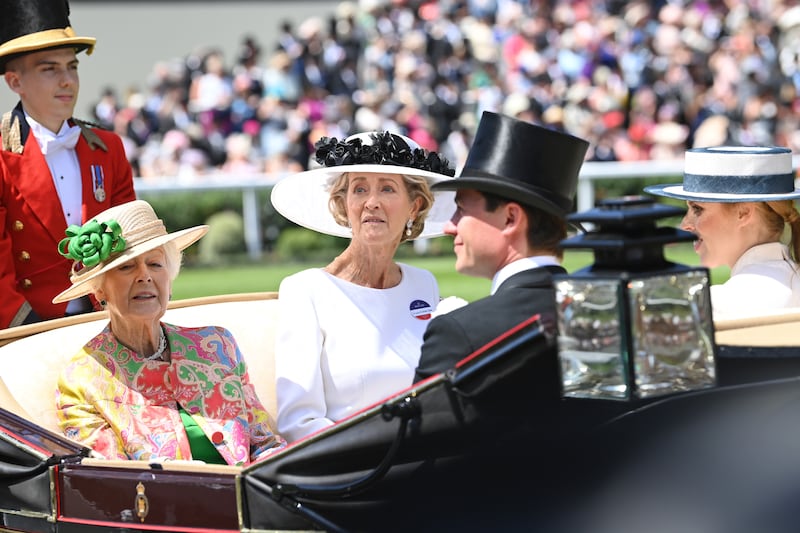 Princess Alexandra, The Honourable Lady Ogilvy, left. Getty Images