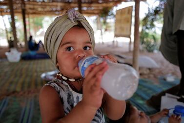 A child in Senegal. The UAE has 50 metric tonnes of food to the country. Reuters