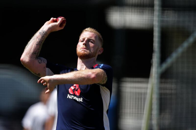 (FILES) This file photo taken on July 5, 2017 shows England's Ben Stokes bowling during a practice session prior to the first Test match between England and South Africa, at Lord's Cricket Ground in London.
Many of the world's top cricketers, including Stokes, will be sold to the highest bidder when the Indian Premier League holds its annual auction on January 27-28, 2018. / AFP PHOTO / Daniel LEAL-OLIVAS