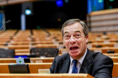 Nigel Farage quit the party he once led over its move to embracing an anti-Islam agenda. EPA