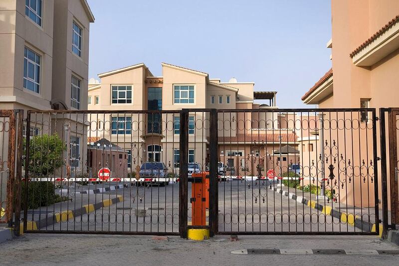 Gated communities are becoming more popular in the UAE as the population increases and developers become more conscious about preventing crime in their neighbourhoods. Delores Johnson / The National