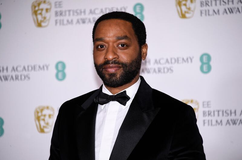Actor Chiwetel Ejiofor arrives at the 2021 Bafta Awards at the Royal Albert Hall, London, England on April 11, 2021. AP Photo