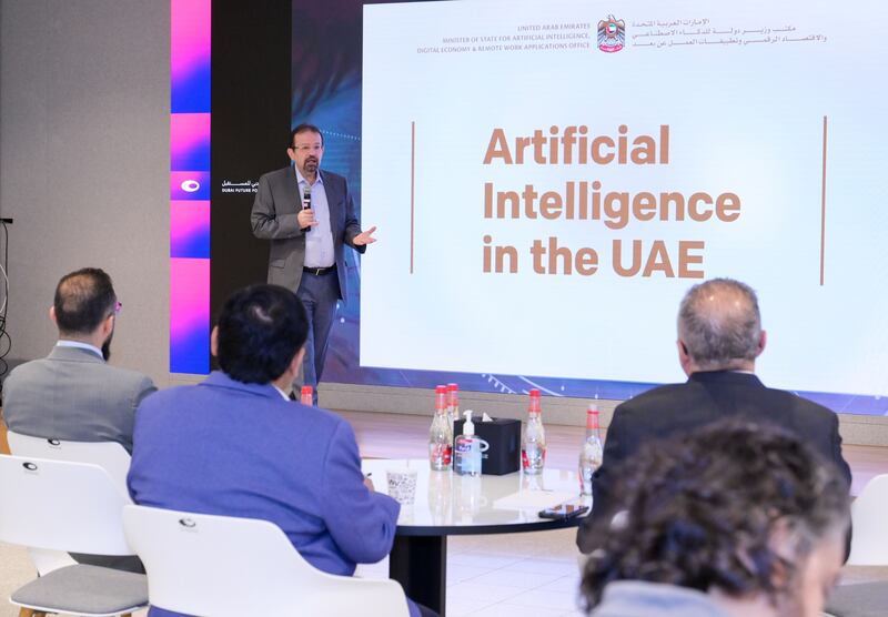 Industrial leaders in the UAE participated in a training programme to obtain technical knowledge to harness the power of AI in industry. Photo: Ministry of Industry and Advanced Technology