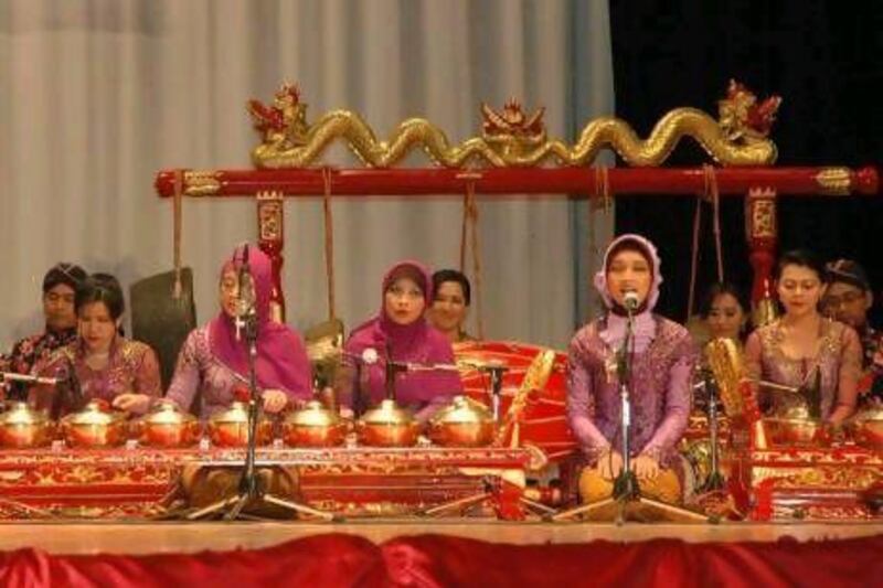 Gamelan will represent Indonesia at Artscape. Courtesy Abu Dhabi Tourism & Culture Authority